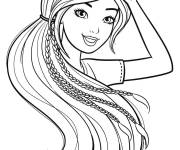 Coloriage La beaut&eacute; de Barbie