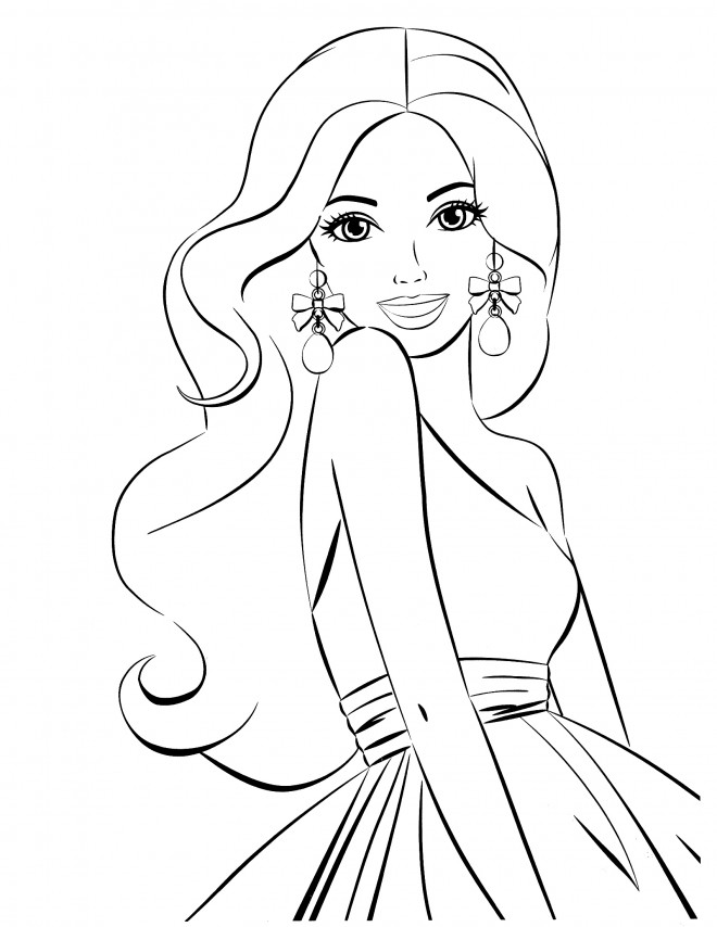 Coloriage Barbie gratuit à imprimer liste 20 à 40