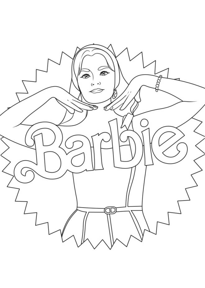 Coloriage et dessins gratuits Le film de Barbie Margot à imprimer