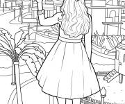 Coloriage Le monde magique des poupées Barbie film