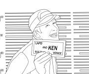 Coloriage Ryan Gosling dans le Film Barbie Ken