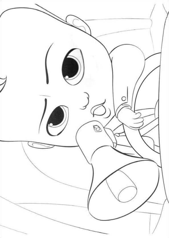 Coloriage Bébé Boss pour enfant dessin gratuit à imprimer