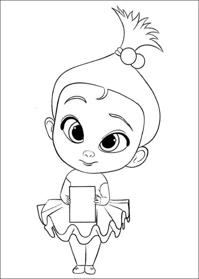Coloriage Bébé Boss gratuit à imprimer