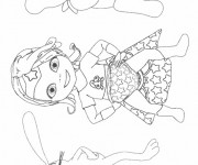 Coloriage bebe lilly à imprimer gratuit