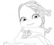 Coloriage et dessins gratuit Bebe Lilly assise à imprimer