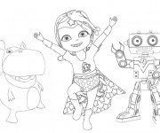 Coloriage et dessins gratuit Bebe Lilly en ligne à imprimer