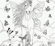 Coloriage et dessins gratuit Bella Sara gratuit à imprimer