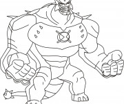 Coloriage Ben 10 Alien X