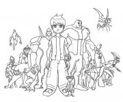 Coloriage Ben 10 gratuit