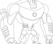 Coloriage Ben 10 regénérator