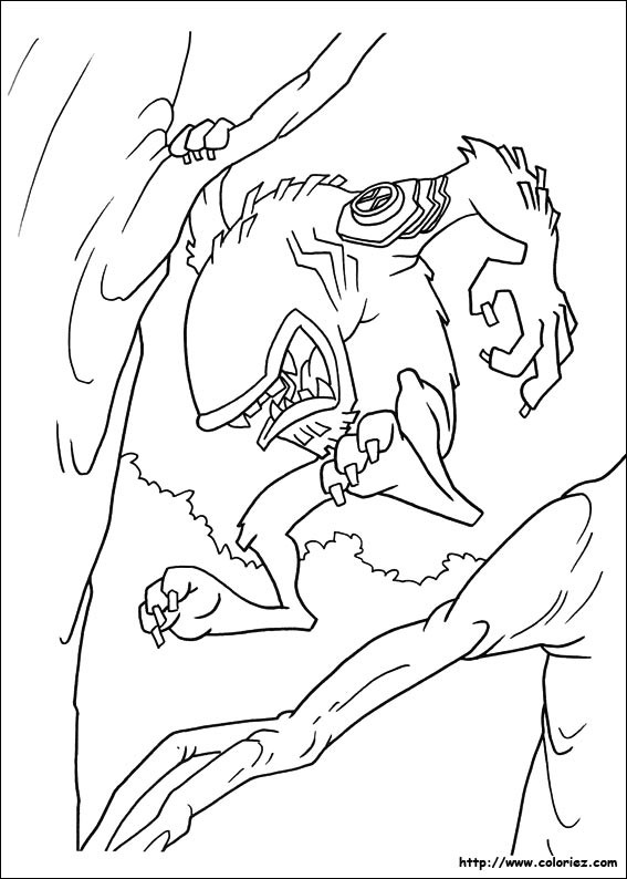 Coloriage Ben 10 gratuit à imprimer liste 40 à 60
