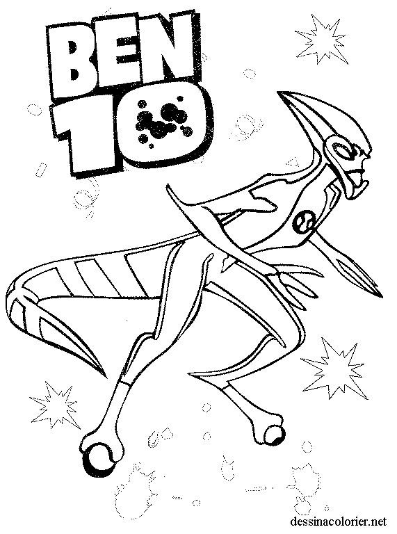 Coloriage et dessins gratuits Cartoon Network Ben 10 à imprimer