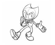 Coloriage Apprendre &agrave; dessiner Bendy