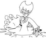 Coloriage Bendy cherche quelque chose