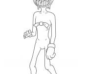 Coloriage et dessins gratuit Bendy corps entier à imprimer