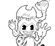 Coloriage Bendy de la s&eacute;rie The Ink Bendy