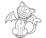 Coloriage Bendy en chauve-souris