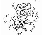 Coloriage Bendy et Chester