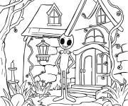 Coloriage Bendy et la maison hant&eacute;