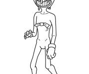 Coloriage Bendy le d&eacute;mon d'encre