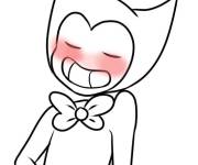 Coloriage Bendy timide
