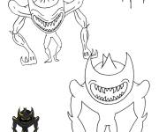 Coloriage Demon Beast Bendy
