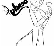 Coloriage Dessin anim&eacute; Bendy et la machine &agrave; encre