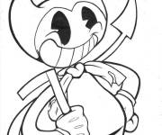 Coloriage Devil Tail Bendy