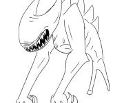 Coloriage Ink Bendy comme Beast Bendy