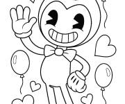 Coloriage L'anniversaire de Bendy