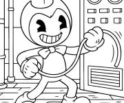 Coloriage Les b&ecirc;tises de Bendy dans les studios