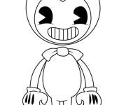 Coloriage et dessins gratuit Portrait de Bendy pour les petits à imprimer