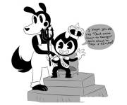 Coloriage Roi Bendy et Devil
