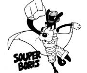 Coloriage Souper Boris, l'ami de Bendy