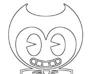 Coloriage et dessins gratuit T&ecirc;te de Bendy &agrave; d&eacute;couper à imprimer