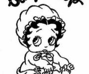 Coloriage B&eacute;b&eacute; Boop