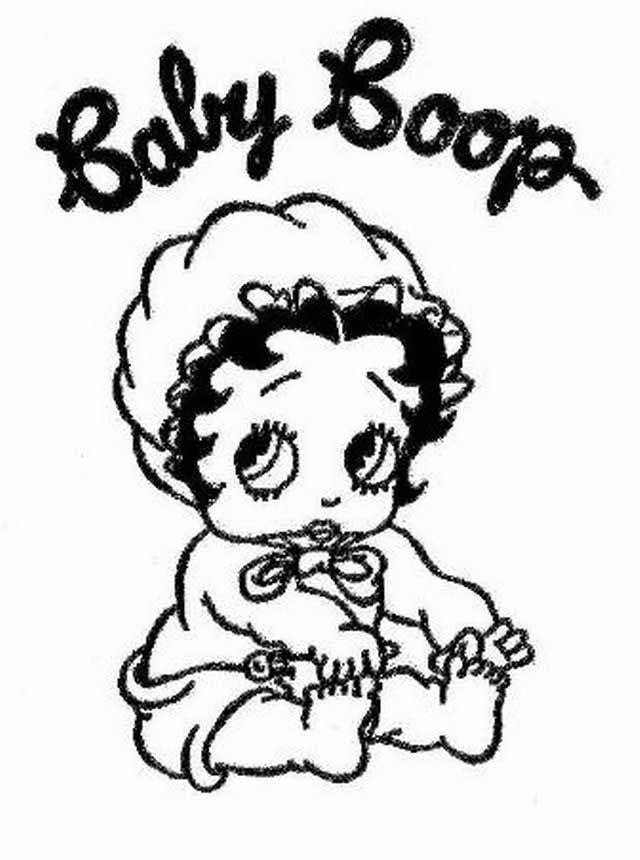 Coloriage et dessins gratuits Bébé Boop à imprimer