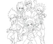 Coloriage Beyblade Burst Evolution