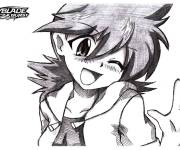 Coloriage Beyblade Burst Hilary