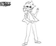 Coloriage Beyblade Burst Tyson Granger