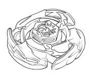 Coloriage Beyblade metal fusion L drago