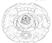 Coloriage Beyblade Salamandre