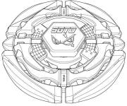 Coloriage Beyblade Sgto Sagittario