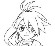 Coloriage Beyblade Ukyo Ibuki