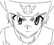 Coloriage Blader exp&eacute;riment&eacute; de Beyblade