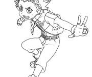 Coloriage D&eacute;taill&eacute; de Beyblade Anime