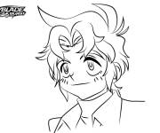Coloriage Enrique de Beyblade Burst