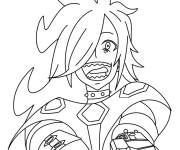 Coloriage Hyde de Beyblade