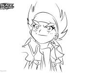 Coloriage Johnny McGregor de Beyblade Burst