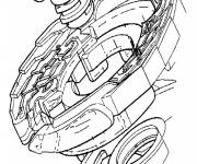 Coloriage Lancement de la lame de Beyblade Burst